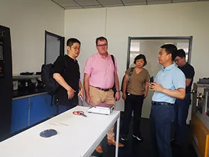 Visit by experts from the Institution of Engineering and Technology (UK) to the Simker laboratory