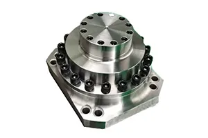 Multi-Chamber Flanged Accumulator for Hydraulic Breaker